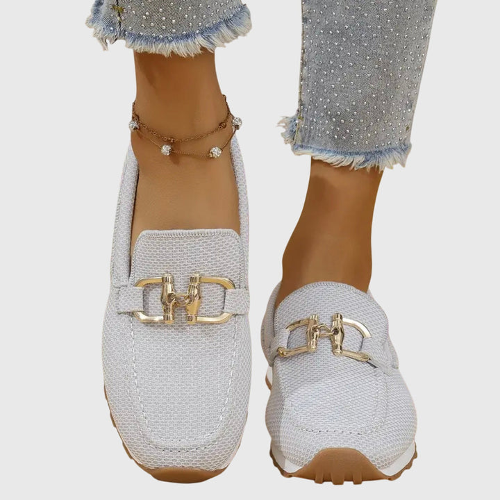 Lottie | Women's Mesh Loafers Slip On Casual Shoes