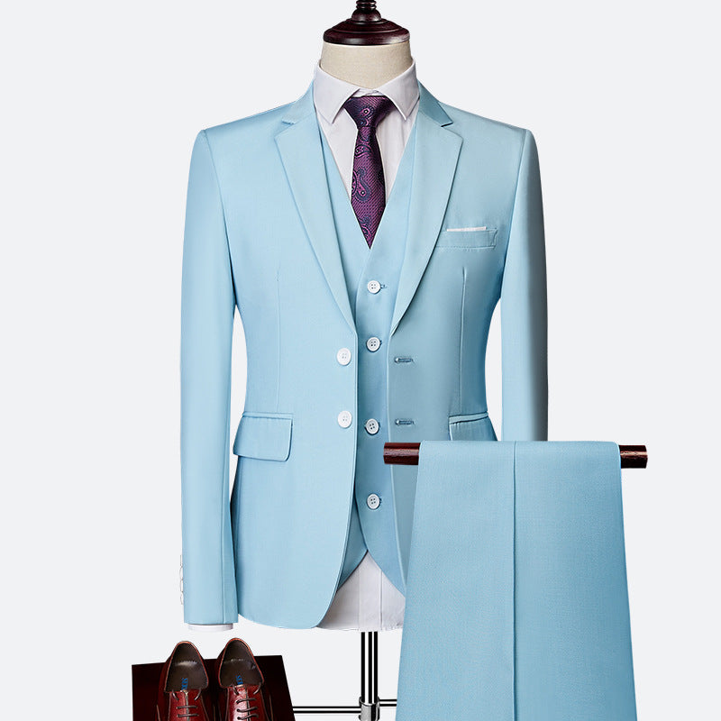 3-part, formal men's suit set 0
