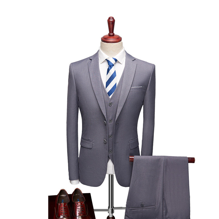3-part, formal men's suit set 4