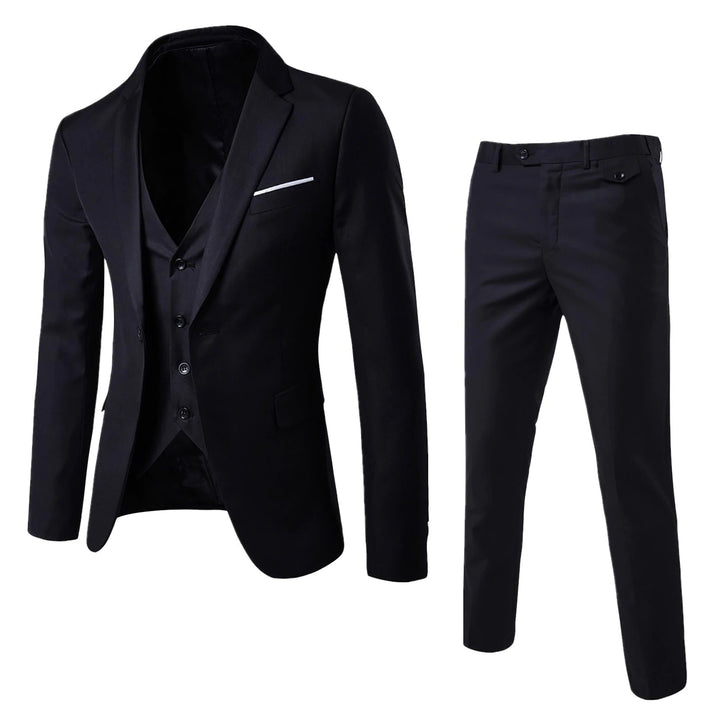3-part business suits for men 0