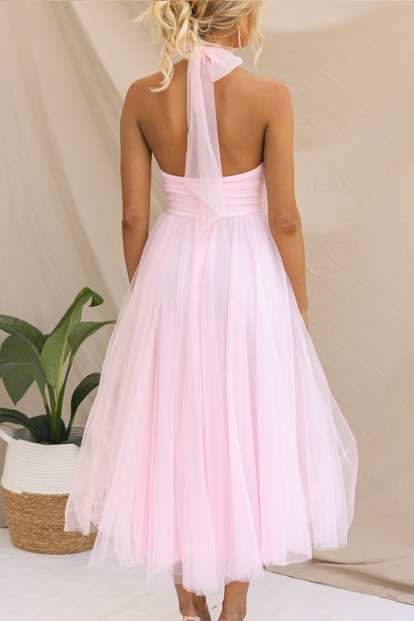 Women's Tulle Wedding Maxi Dress