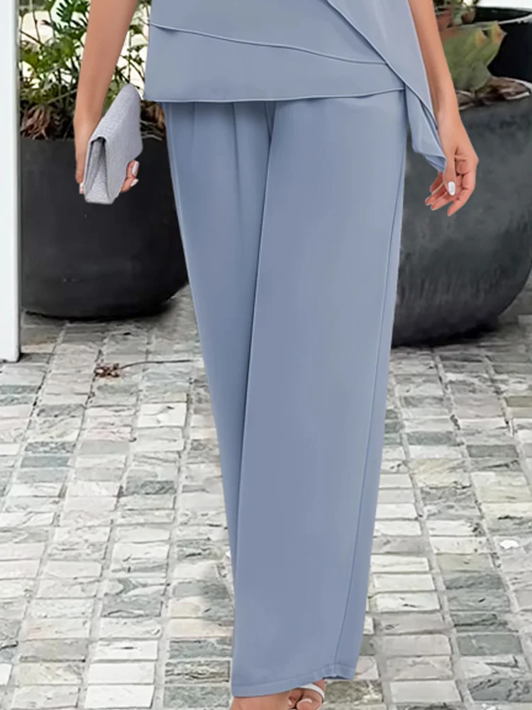 Olivia | Women's Formal Two Piece Set with Overlay Top