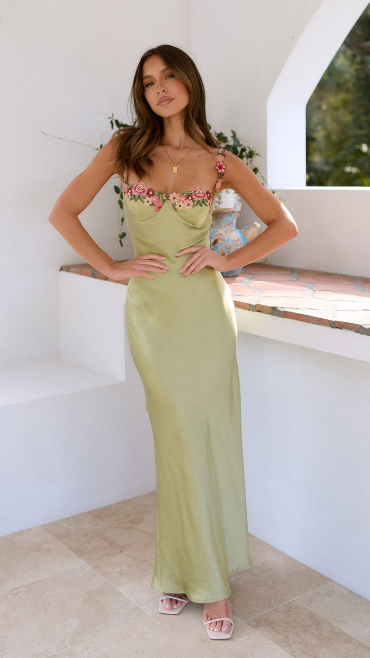 Women's Maxi Dress | Elegant Floral Design 6