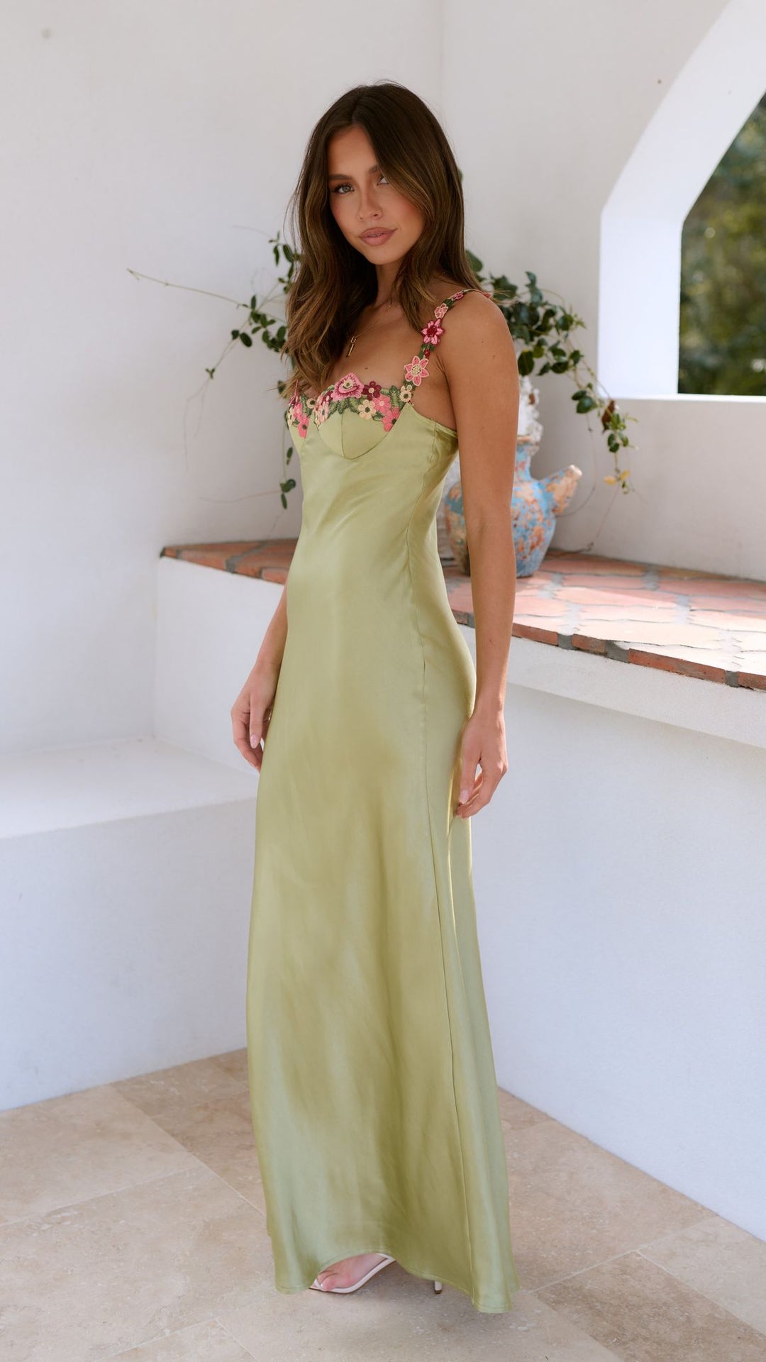 Women's Maxi Dress | Elegant Floral Design 4