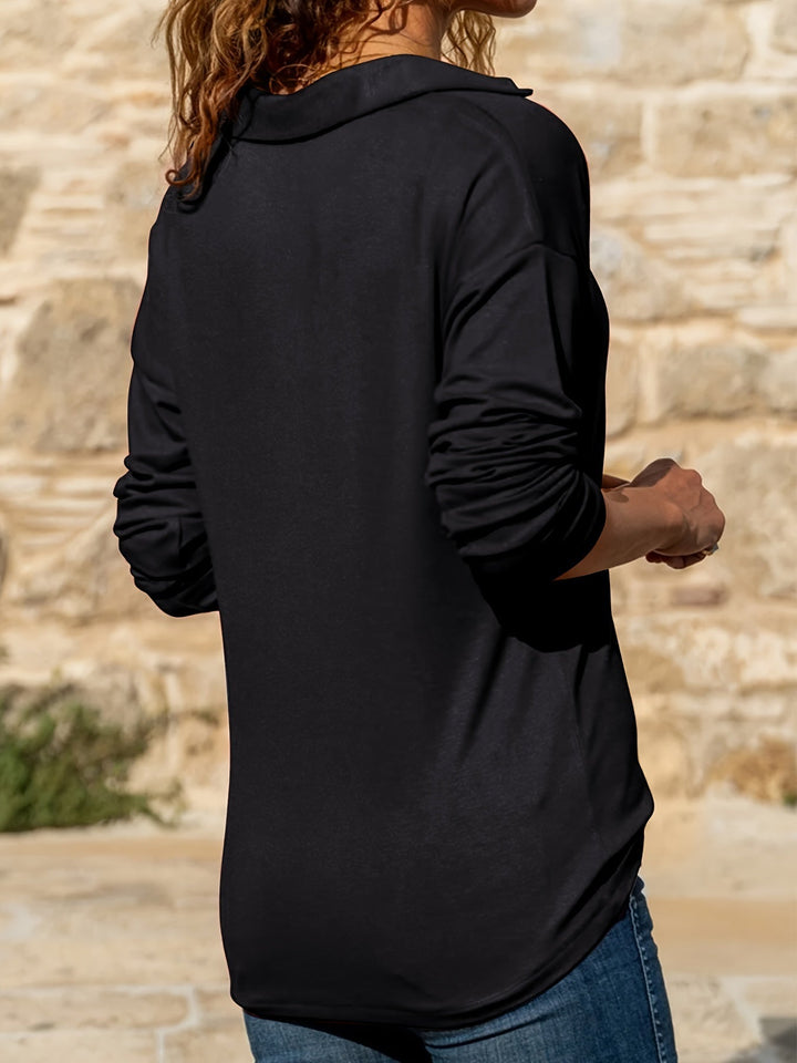 Women's Half Zip Casual Pullover