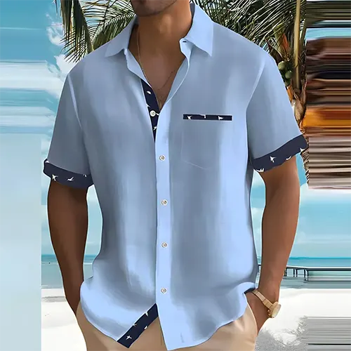 Short Sleeve Summer Shirt for Men