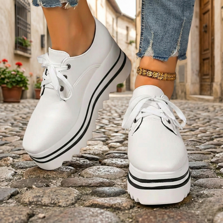 Matilda | Women's Platform Oxford Shoes Lace Up