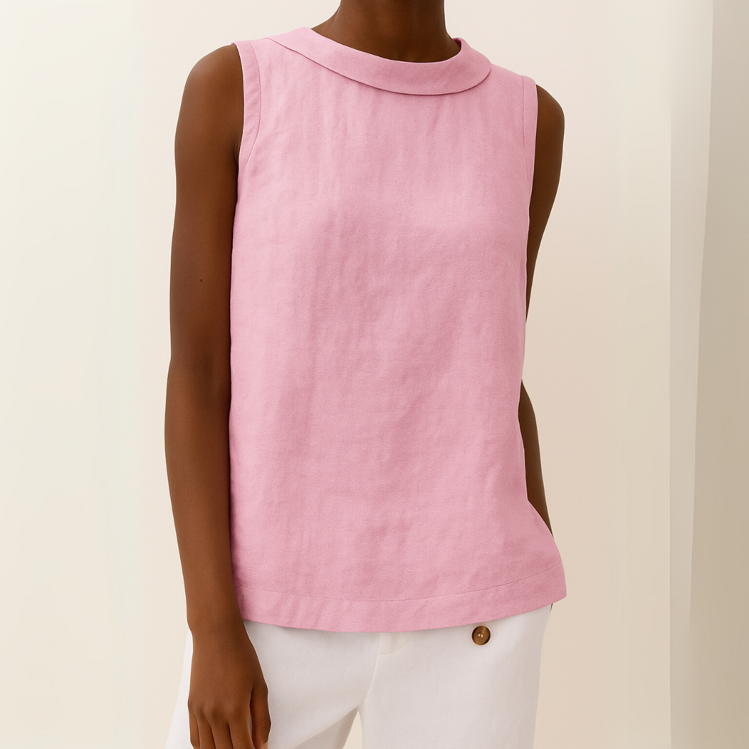 Zoe | Women's Sleeveless High Neck Top