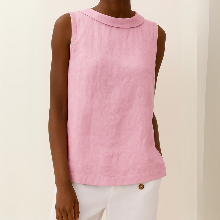 Zoe | Women's Sleeveless High Neck Top