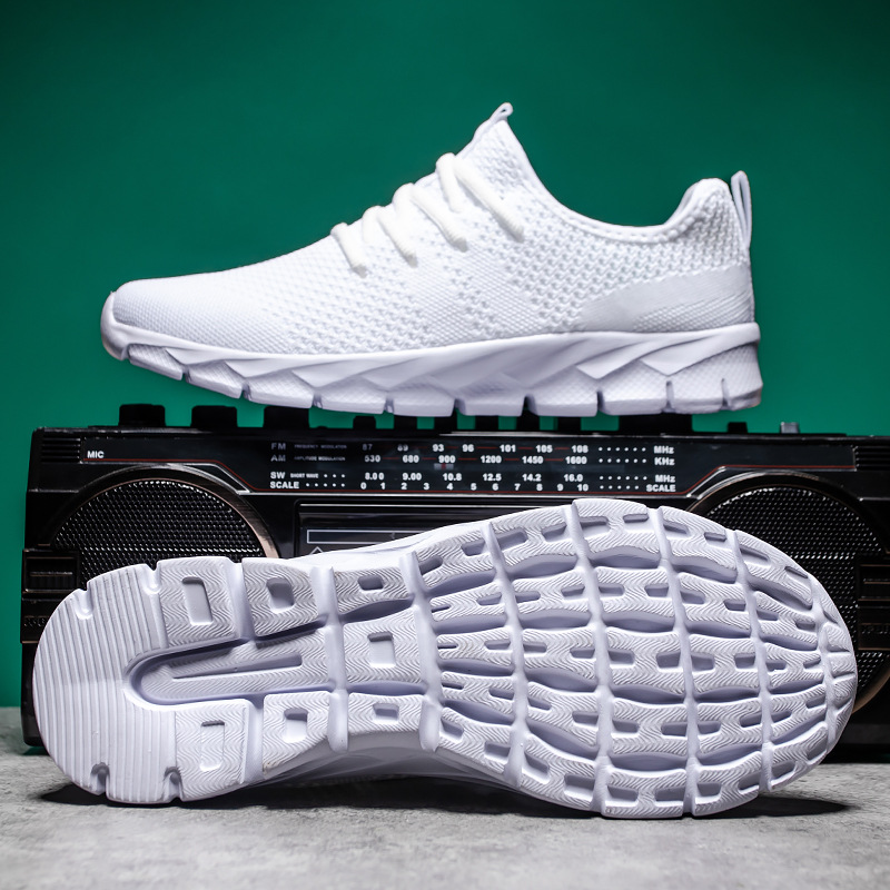 Lightweight Running Style Sneakers with Clean Design for Men