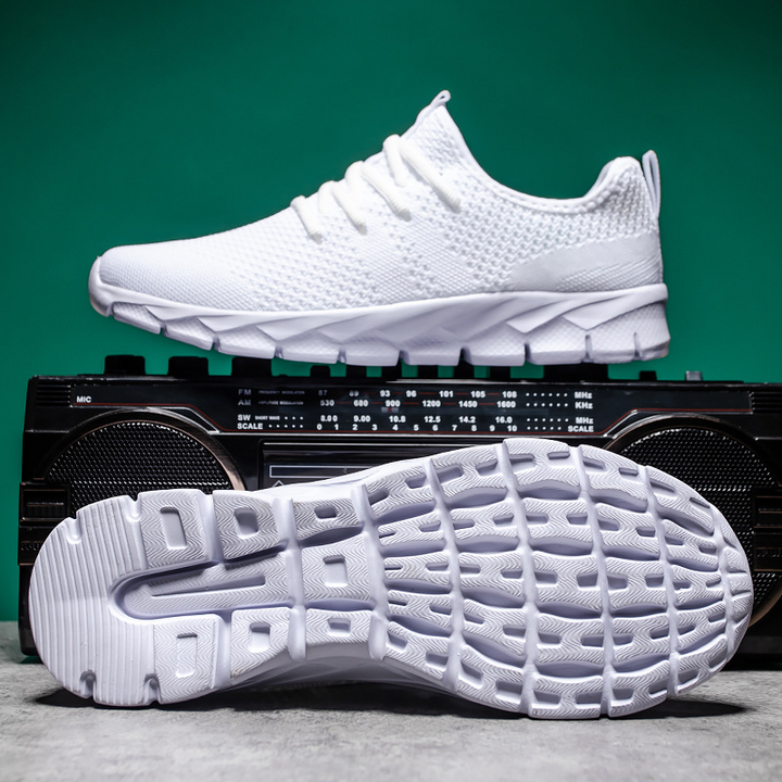 Lightweight Running Style Sneakers with Clean Design for Men