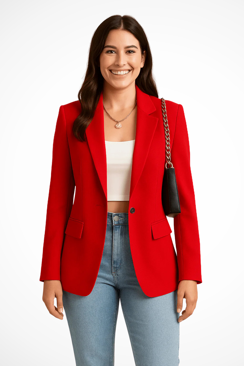 Amelia | Women's Tailored Blazer Jacket Single Button