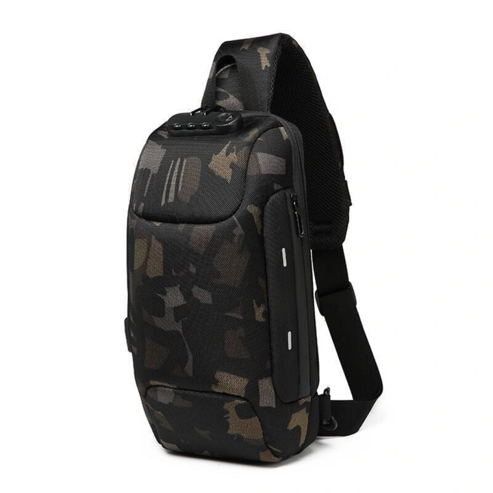 Anti-Theft Crossbody Sling Bag | USB Charging and RFID Protection