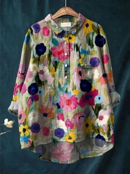 Women's Blooming Floral Everyday Blouse