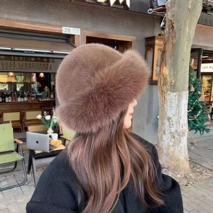 Women's Vintage Faux Fur Hat | Winter Elegant Headwear
