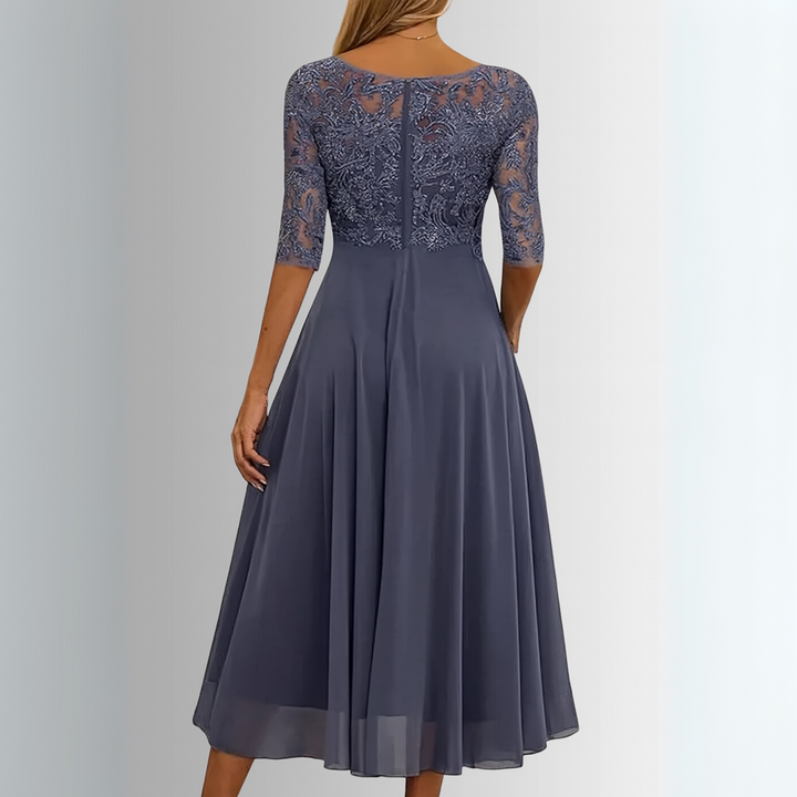 Women's Lace Midi Dress Formal