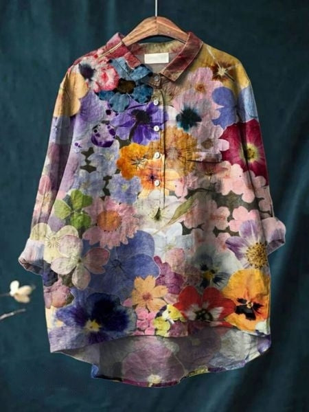 Women's Blooming Floral Everyday Blouse
