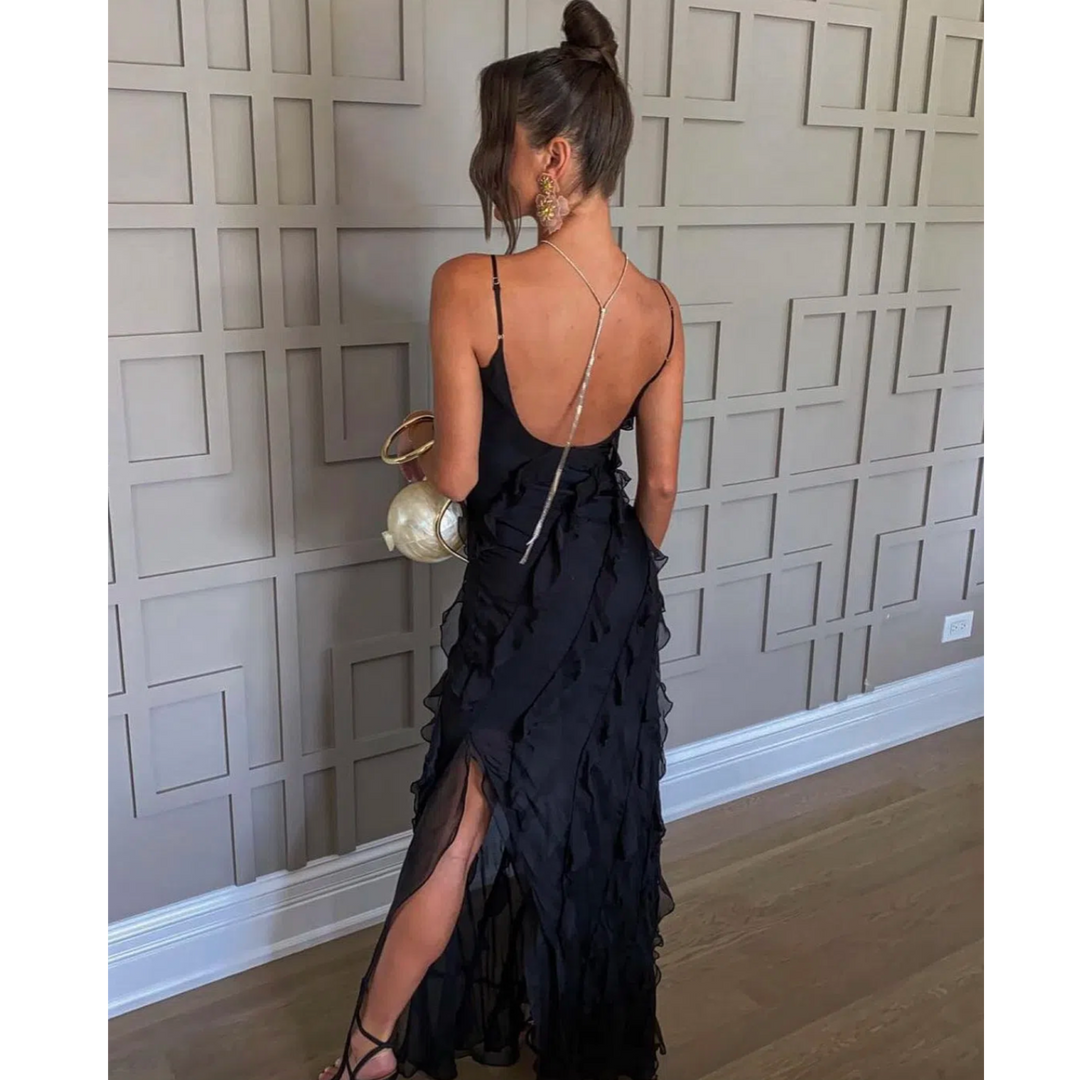 Ruffled Maxi Dress For Women