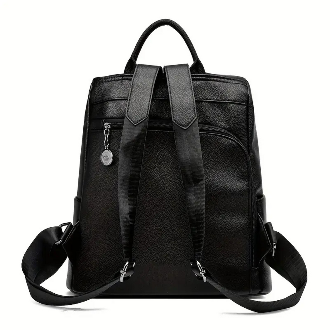 Women’s Anti-Theft Leather Backpack | Secure and Stylish Travel Bag