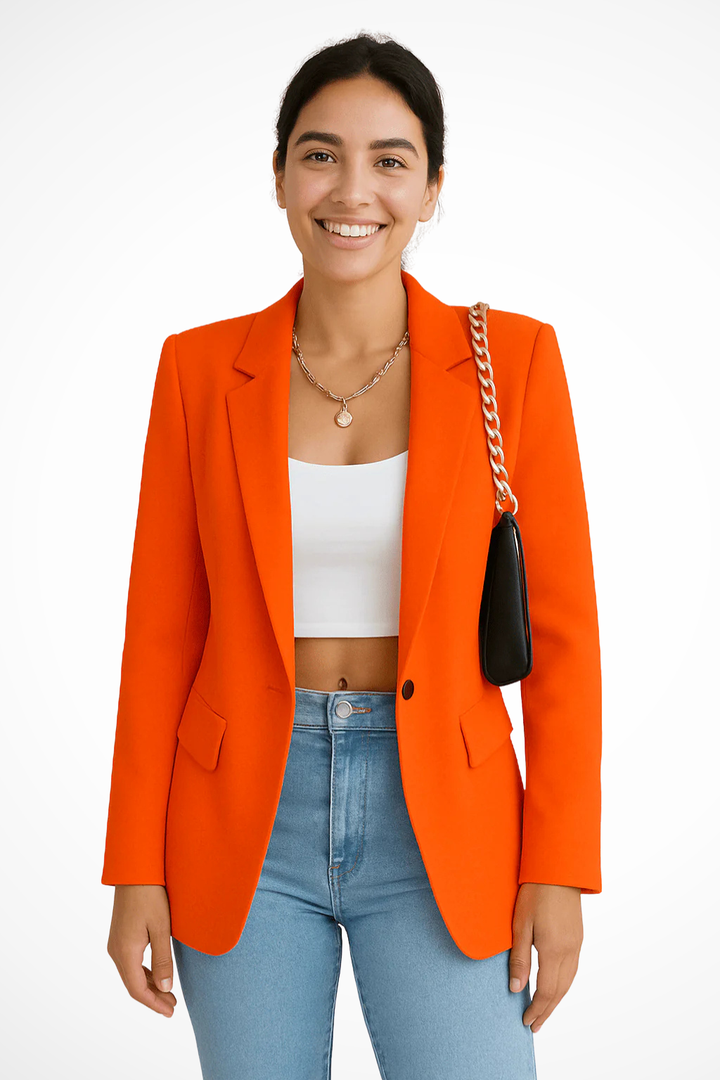 Amelia | Women's Tailored Blazer Jacket Single Button
