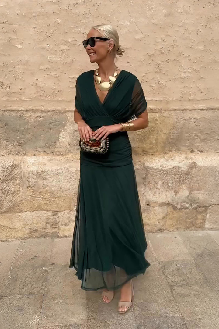 Women's Celebration V-Neck Maxi Dress