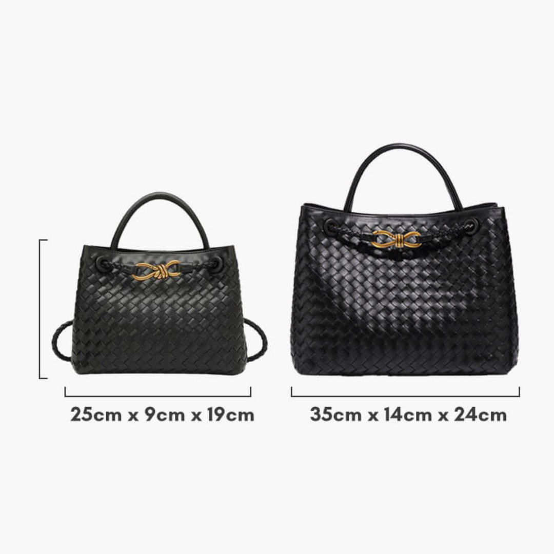Women's Woven Top Handle Bag | Elegant and Eco-Friendly Design