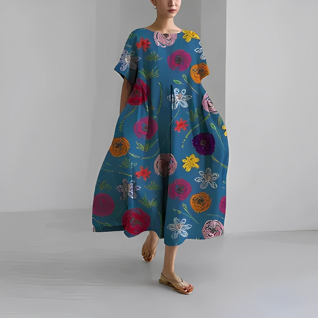 Flowy Floral Maxi Dress