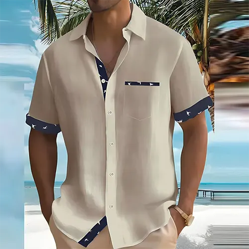 Short Sleeve Summer Shirt for Men