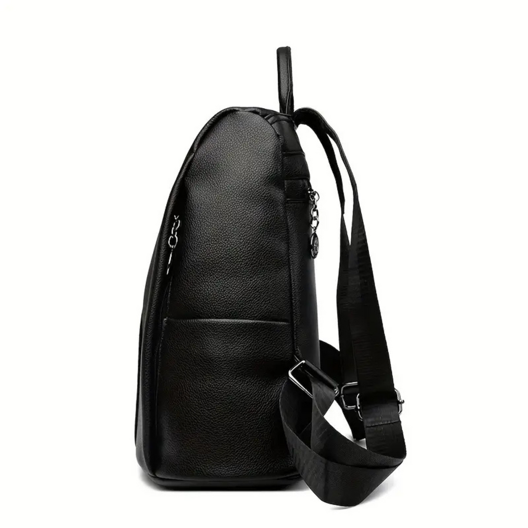 Women’s Anti-Theft Leather Backpack | Secure and Stylish Travel Bag