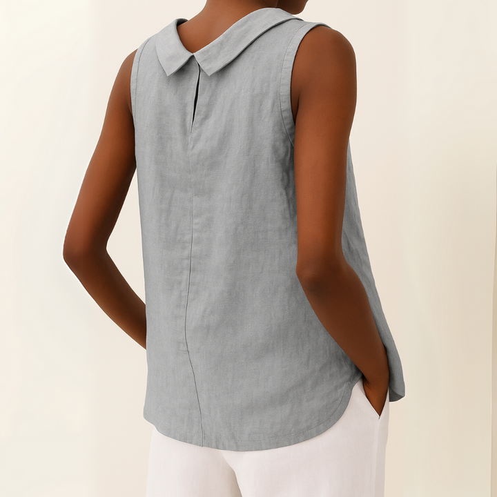 Zoe | Women's Sleeveless High Neck Top