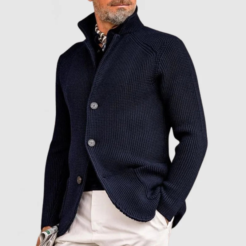 Men's Knitted Jacket | Elegant & Versatile-1