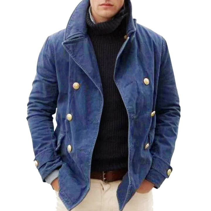Men's Double-Breasted Jacket | Elegant Design-4
