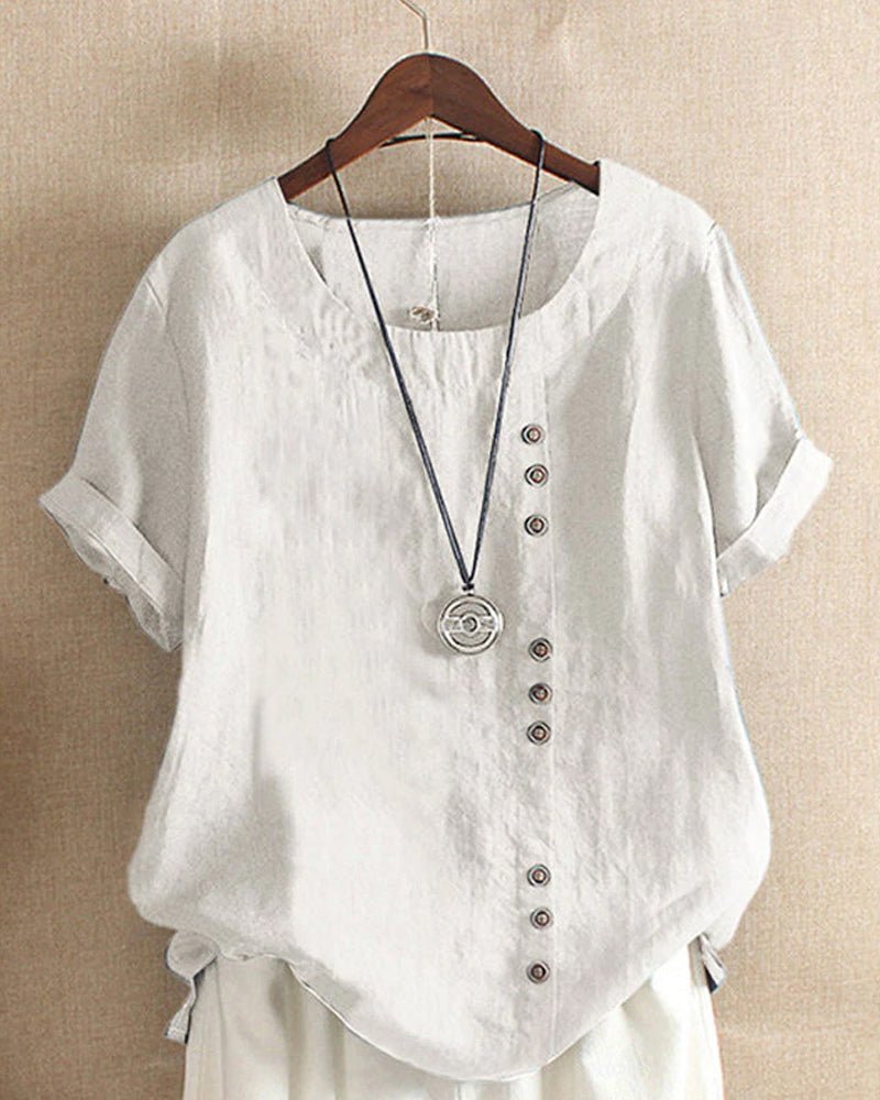 Women's Button Front Casual Top