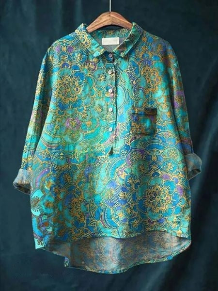 Women's Blooming Floral Everyday Blouse