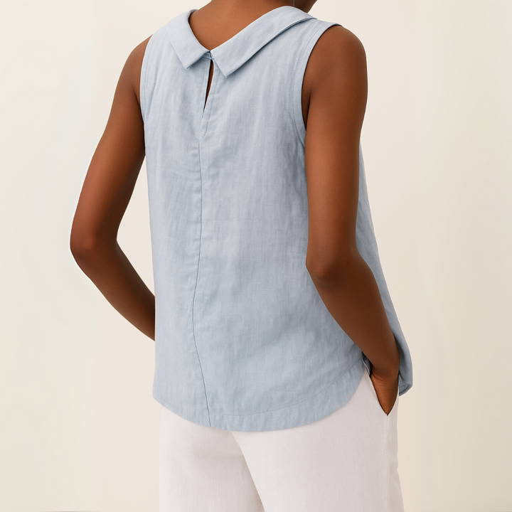 Zoe | Women's Sleeveless High Neck Top