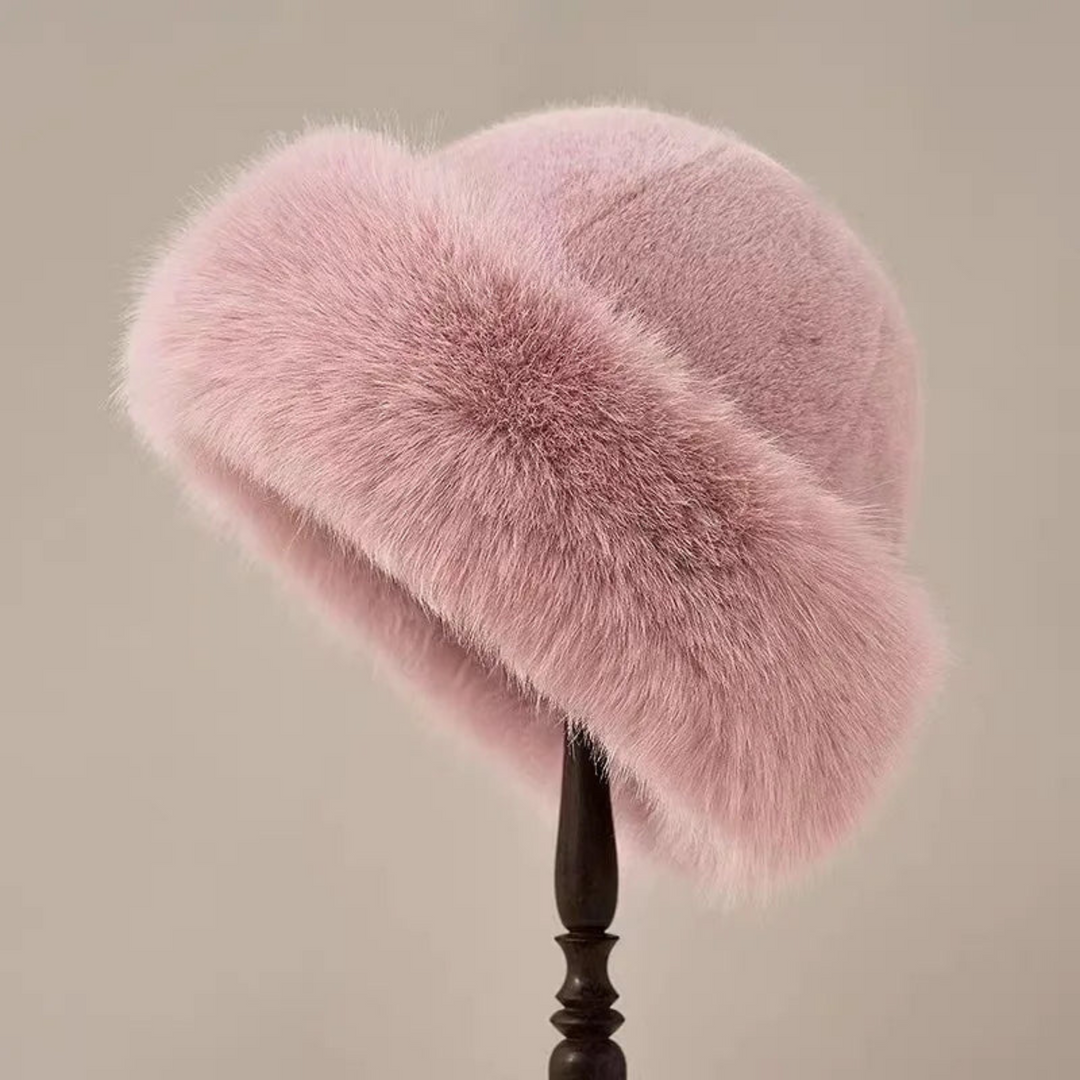 Women's Vintage Faux Fur Hat | Winter Elegant Headwear