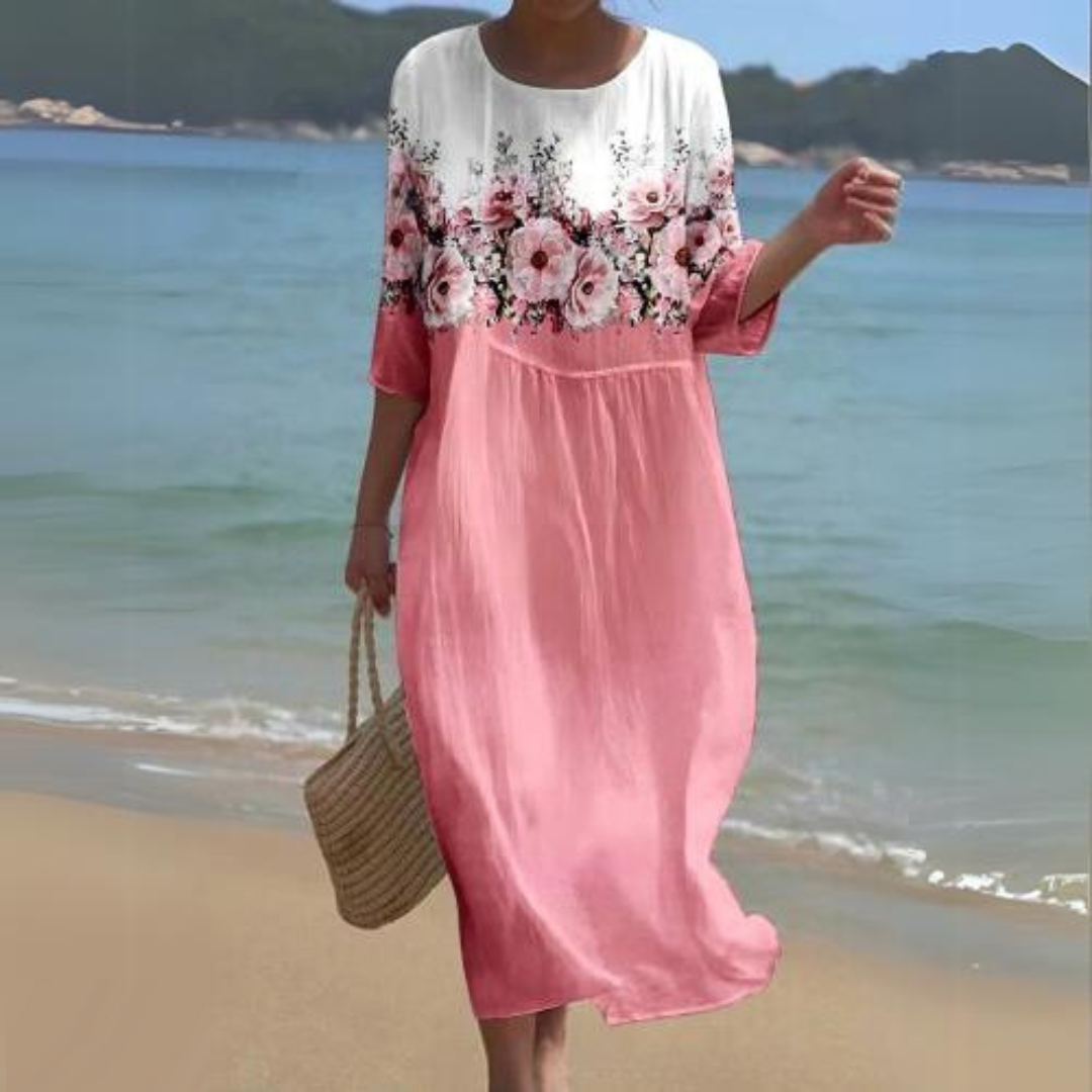 Floral Midi Dress for Women