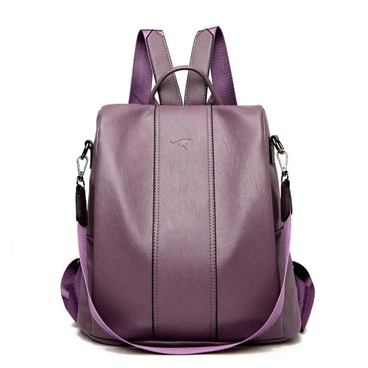 Women’s Anti-Theft Leather Backpack | Secure and Stylish Travel Bag