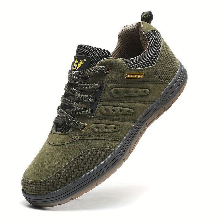 Lace Up Hiking Shoes with Structured Design for Men