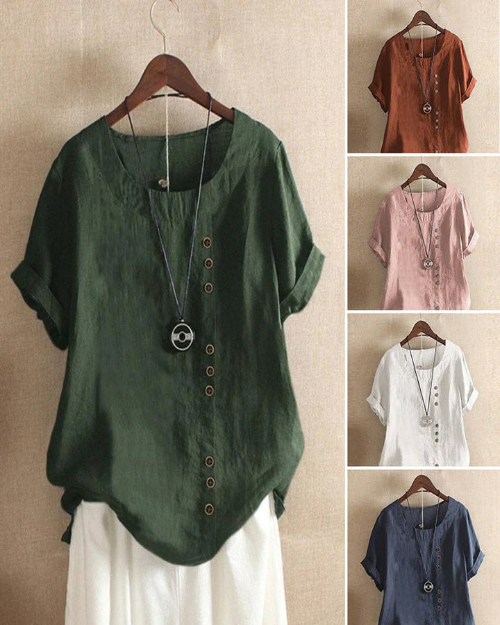Women's Button Front Casual Top