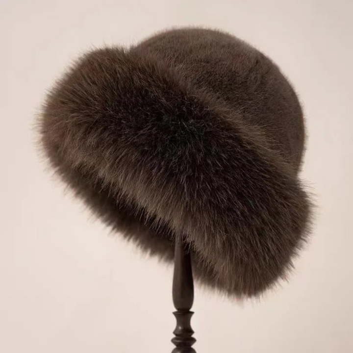 Women's Vintage Faux Fur Hat | Winter Elegant Headwear