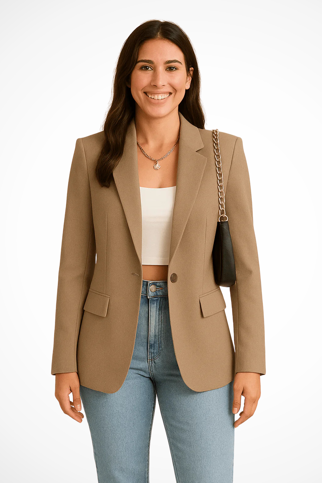 Amelia | Women's Tailored Blazer Jacket Single Button