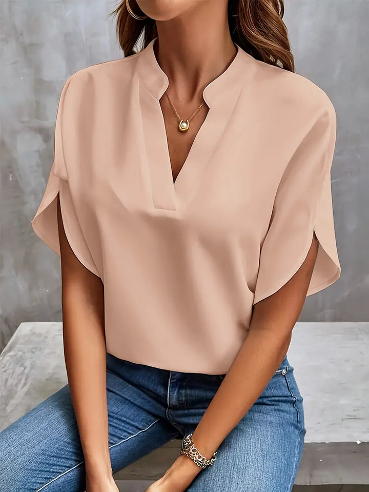 V Neck Blouse for Women