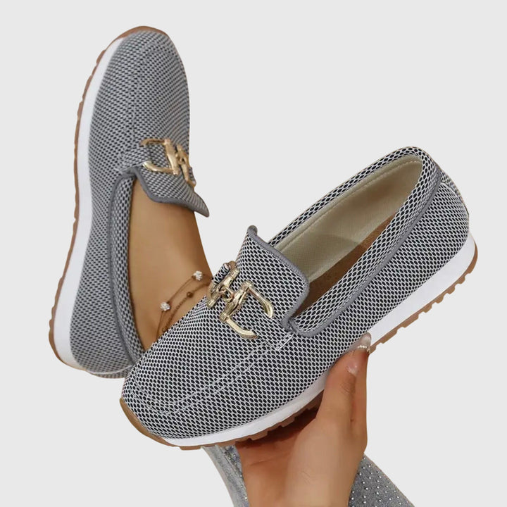 Lottie | Women's Mesh Loafers Slip On Casual Shoes
