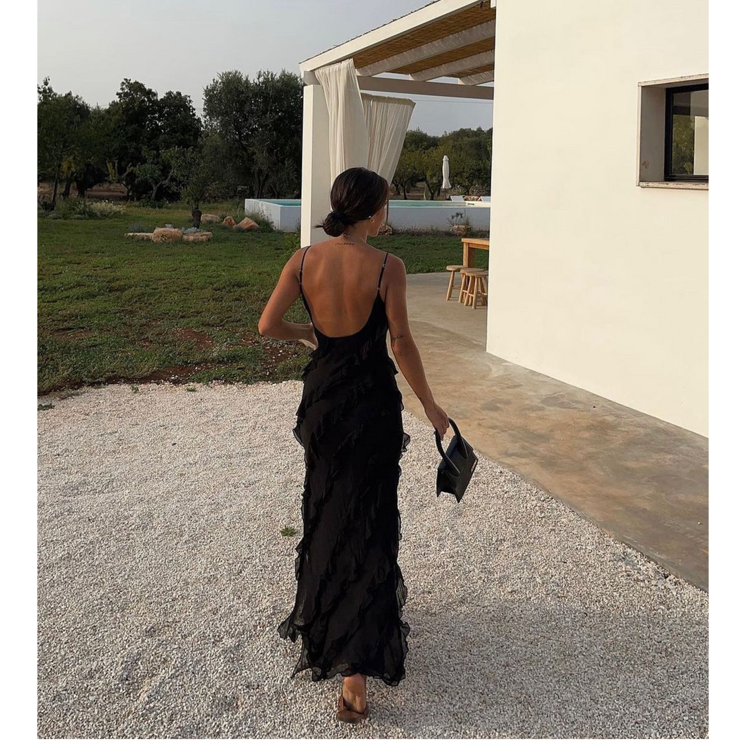 Ruffled Maxi Dress For Women