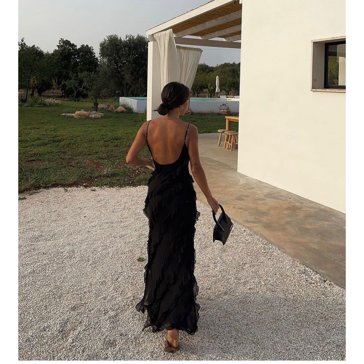 Ruffled Maxi Dress For Women