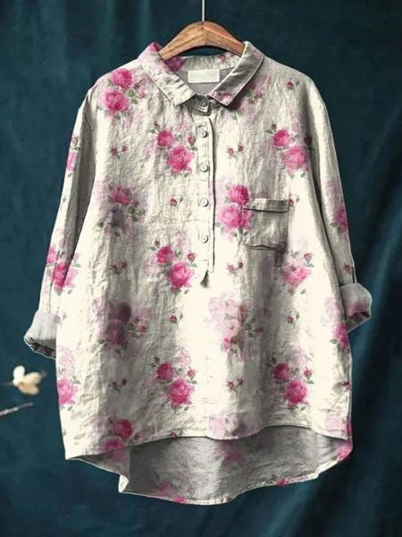 Women's Blooming Floral Everyday Blouse