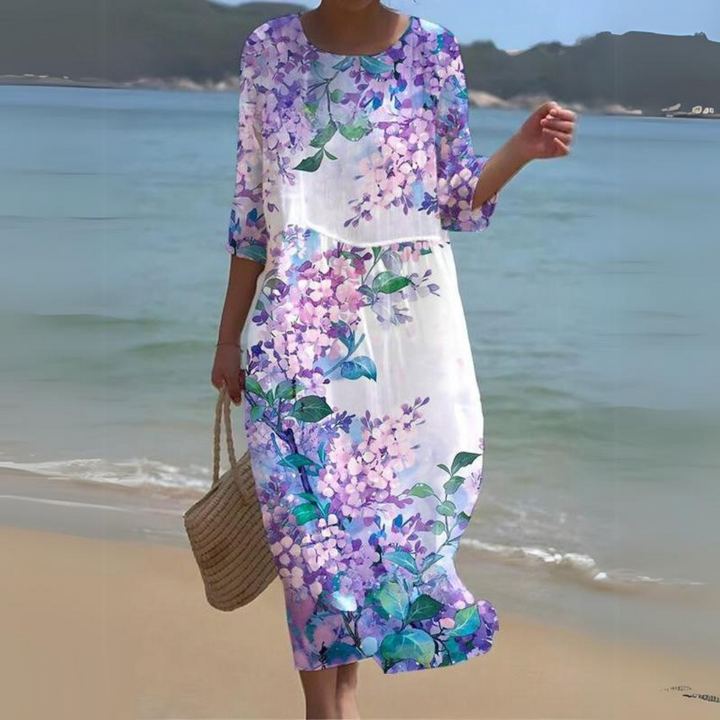 Floral Midi Dress for Women