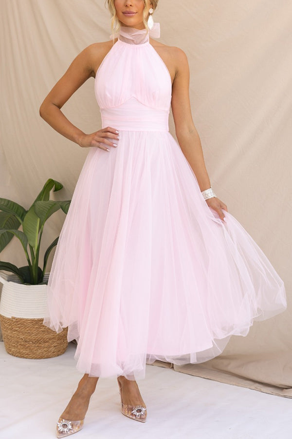 Women's Tulle Wedding Maxi Dress