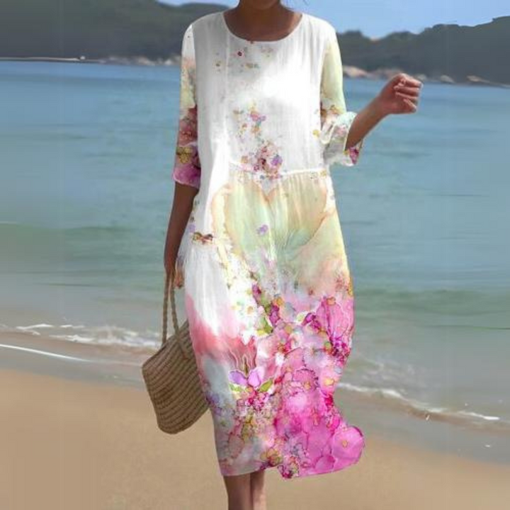 Floral Midi Dress for Women